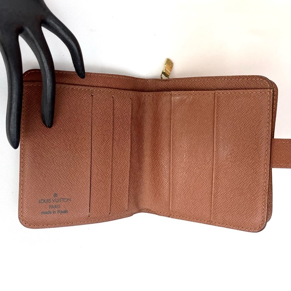 ❌SOLD❌ 💎AUTHENTIC💎 LOUIS VUITTON Monogram Compact Zip Billfold Wallet - Picture 7 of 14